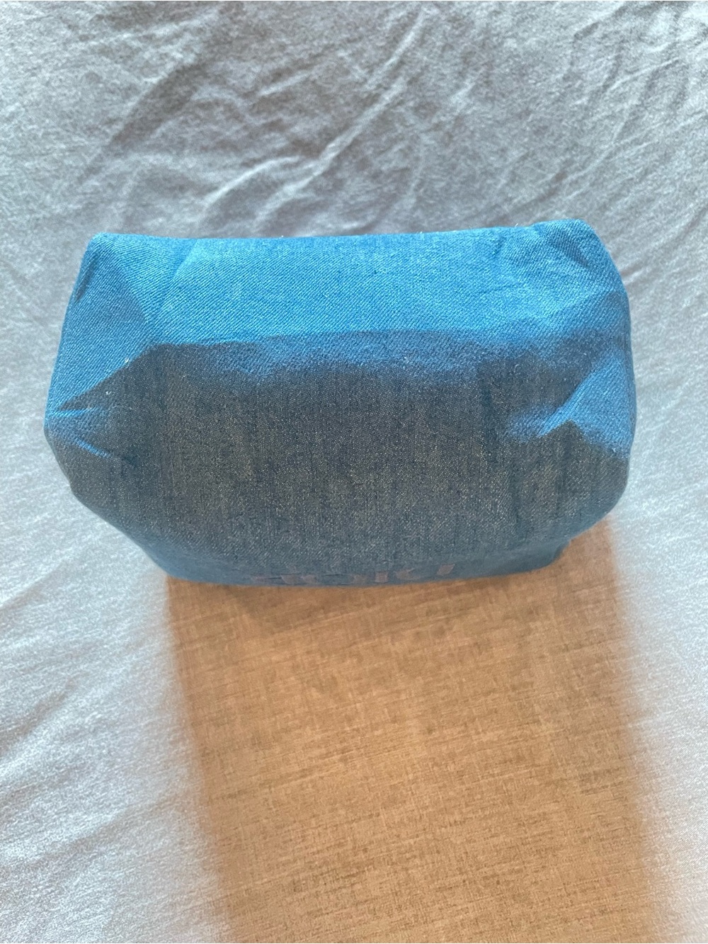 ✨ NEW Dior Beauty Denim Cosmetic Pouch Bag • Plastic On Zipper! 💎 - Picture 6 of 10